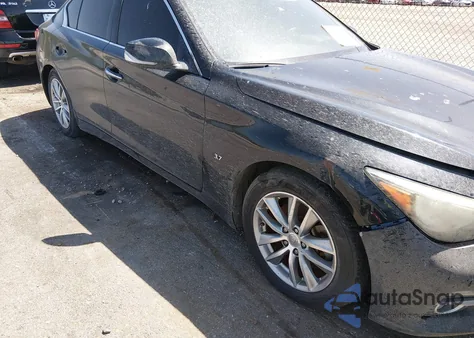 2014 Infiniti Q50 Premium/Sport из США, поврежденный, VIN JN1BV7APXEM684234